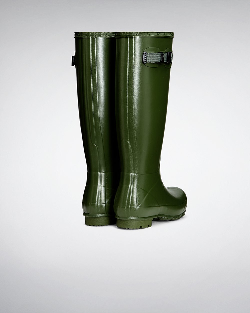 Bottes Hautes de Pluie Hunter Norris Field Femme Vert WEZOSHB-21